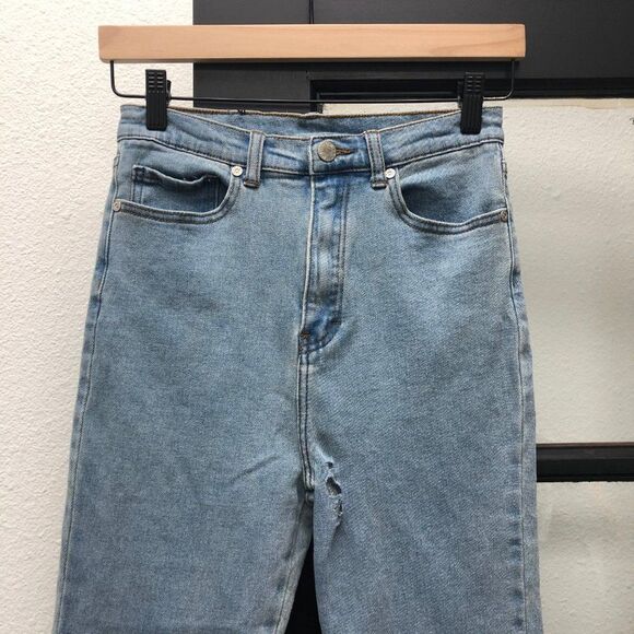 UNIF High Waisted Light Blue Jeans - Size 27 - Picture 2 of 8